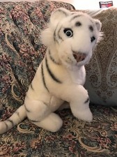 Fiesta White Bengal Tiger 14" Stuffed Animal Plush Toy #E7