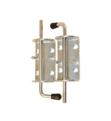 Barrel Bolt Spring Locking Steel 5'' 2pc Heavy Duty Spring Loaded Shed Doors 