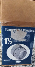 1-1/2 in. Electrical Metallic Tube EMT Compression Coupling lot of 4