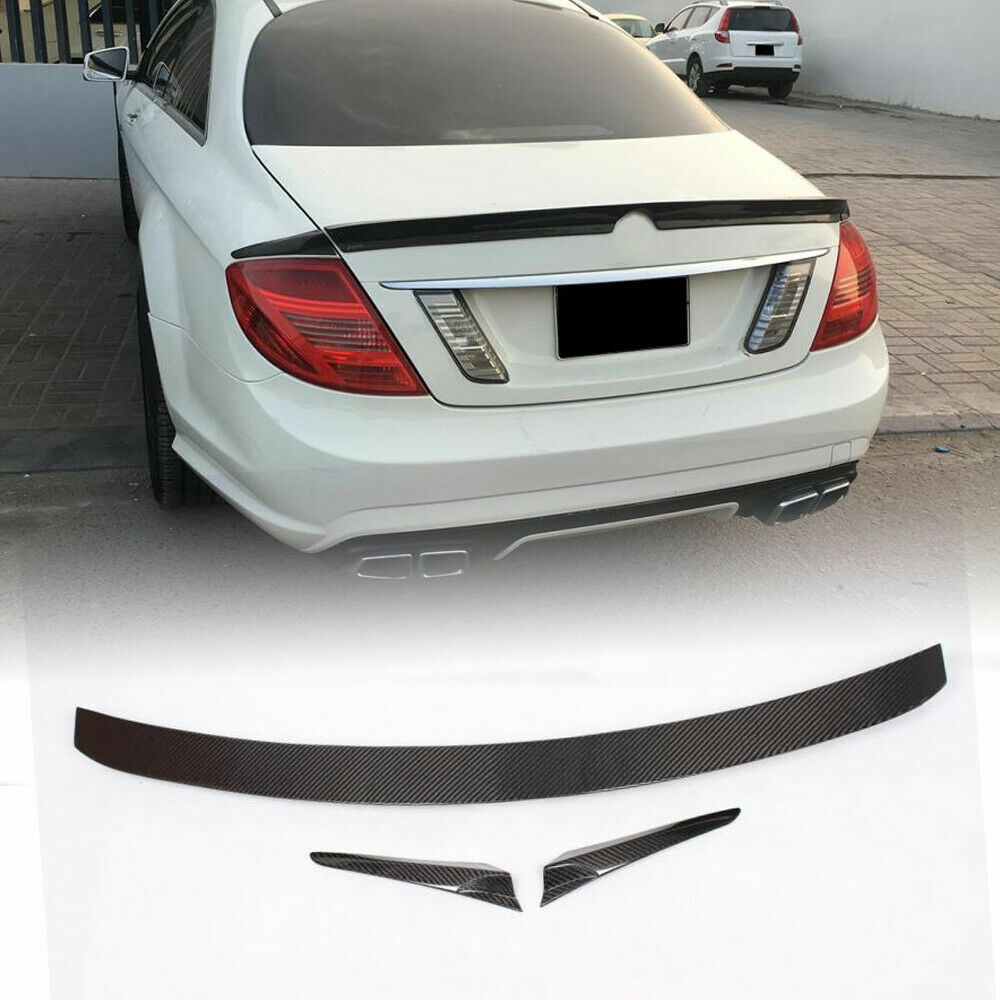 Carbon Fiber Rear Trunk Spoiler Wing for Mercedes Benz W216 CL