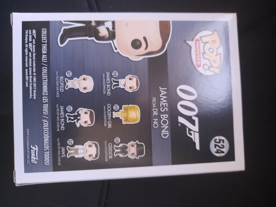 James Bond 524 Dr firmado por Sean Connery sin certificado de autenticidad Funko Pop Foto 3 de 4