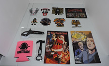 Pro Wresling Crate Lot Stickers, Comics, All NEW, Bret Hart, Xpac, Terry Funk