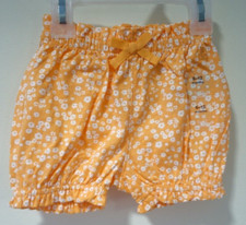 NWT Baby Gap Orange Floral Bloomer Shorts Girl's Size 18-24 Months