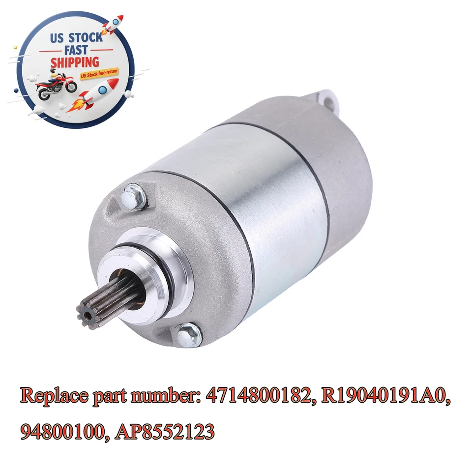 Starter Motor For Benelli Velvet250LC/Touring 99-03 For Italjet Jupiter250 01-03 - Image 2 of 4