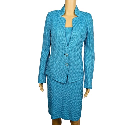 Blazer pour homme à paillettes 3D à un bouton, coupe ajustée, léger