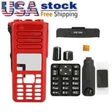 New Refurbish Front Housing Cover Case for XPR7550 Radio Walkie Talkie Red
