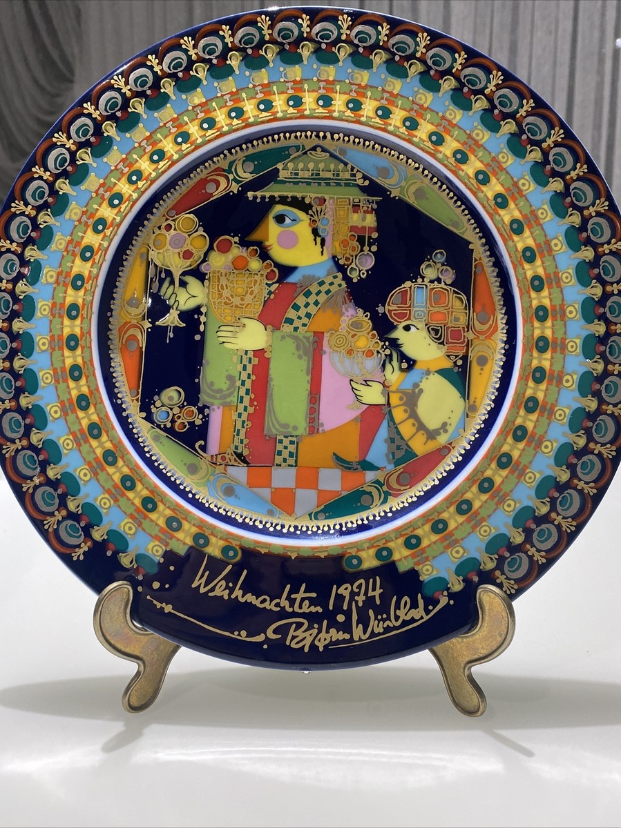 ローゼンタールクリスマスプレート、Bjorn Wiinblad 1972年製 ローゼンタールクリスマスプレート、Bjorn Wiinblad 1972年製 ローゼン