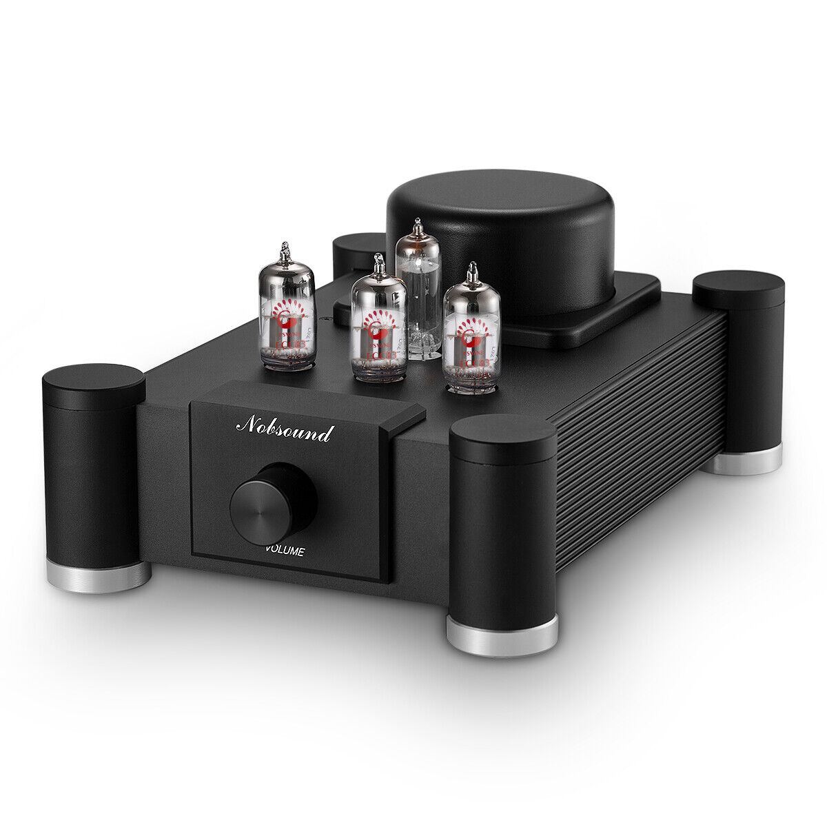 Heim-Audio HiFi Stereo Röhrenvorverstärker Valve Tube Preamplifier Schwarz