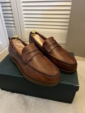 Men?s Clarks Tan Boatshoes - Size 6