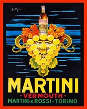 8397.Decoration Poster.Home Room wall design.Martini Rossi liquor store wall