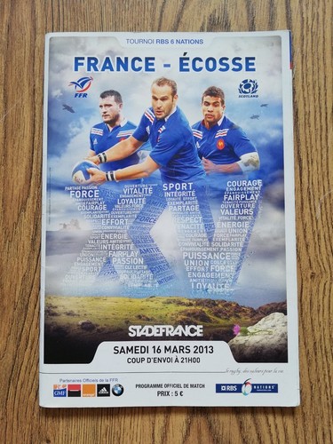 France v Scotland Rugby Union Programmes 1959 - 2015 - Picture 37 of 40