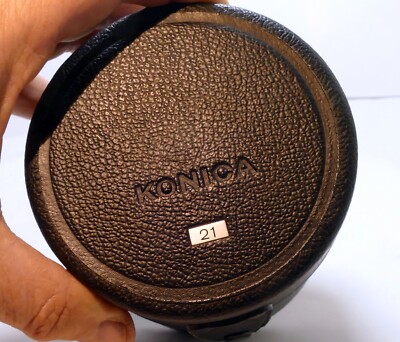 Konica Hexanon 21mm f4 AR lens empty Hard case for genuine OEM