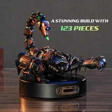 ROKR 3D Metal Puzzle Electric Scorpion Model Toys Assembly Jigsaw Puzzle Gifts