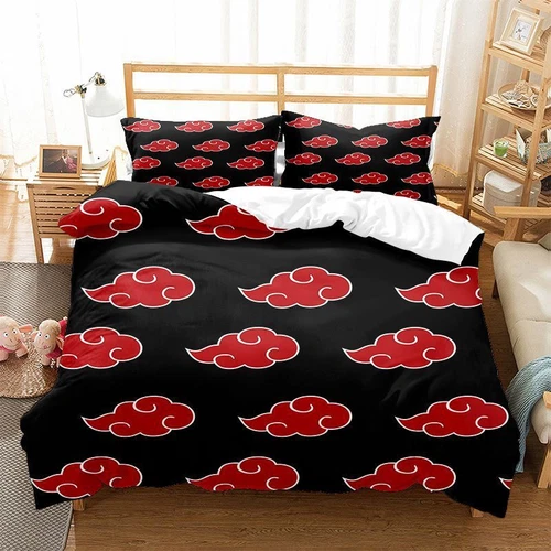 Naruto Bettwäsche Set Uchiha Itachi Deckenbezug Kissenbezug Junge Schlafzimmer - Bild 16 von 18