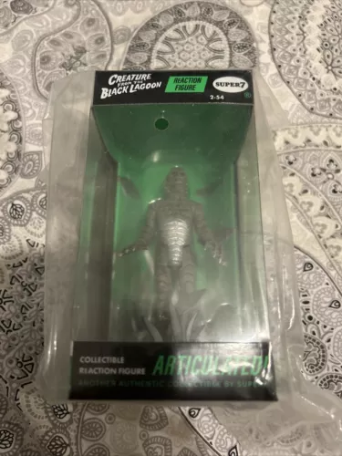 REACTION SUPER 7 CREATURE FROM THE BLACK LAGOON SILVER SCREEN 3.75 ACTION FIGURE