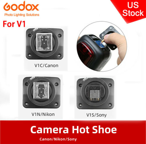 Godox Speedlite V1-C V1N V1S Flash Hot Shoe Stopka montażowa Wymień akcesoria - Zdjęcie 1 z 6