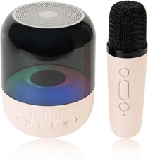 Mini Karaoke Speaker Set for Kids Adults, Portable Bluetooth Karaoke Machine