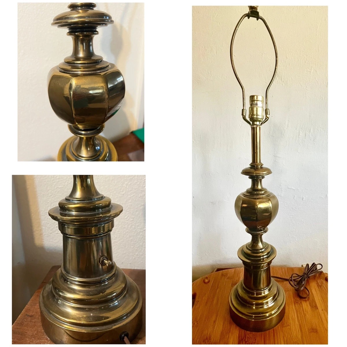 Stiffel Lamp Brass Vintage Table Lamp “29