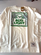 Brand NEW NFL Mitchell Ness Philadelphia Eagles Bud Light Sweatshirt 3XL $90