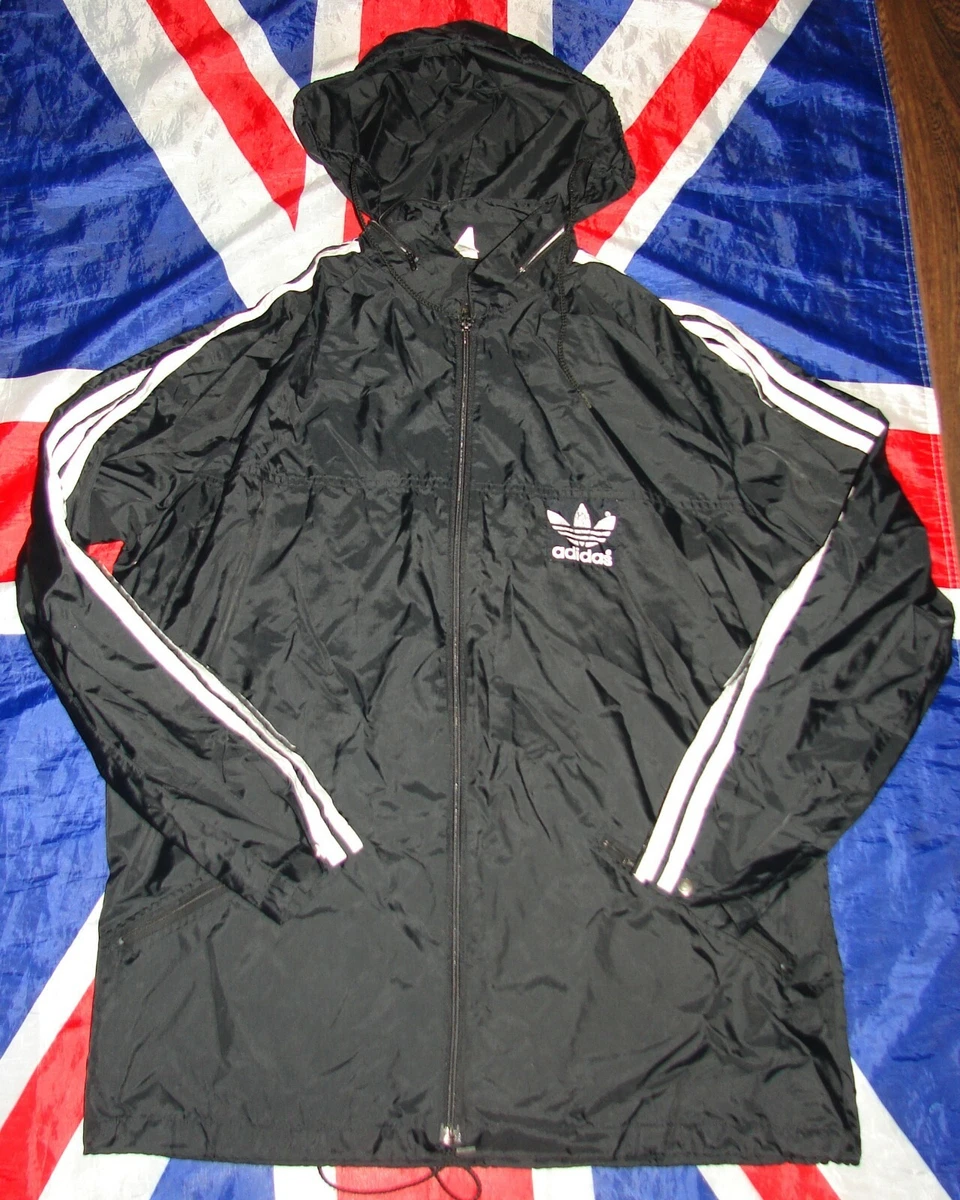 Adidas Originals Vintage Rain Jacket Windbreaker Raincoat 80s | eBay