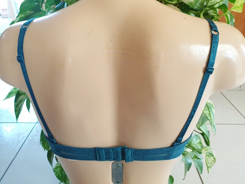 Soutien-gorge Bandeau Coque Billet Doux - Taille 90C Bleu De Russie - Avec Armature - Neuf Avec étiquettes