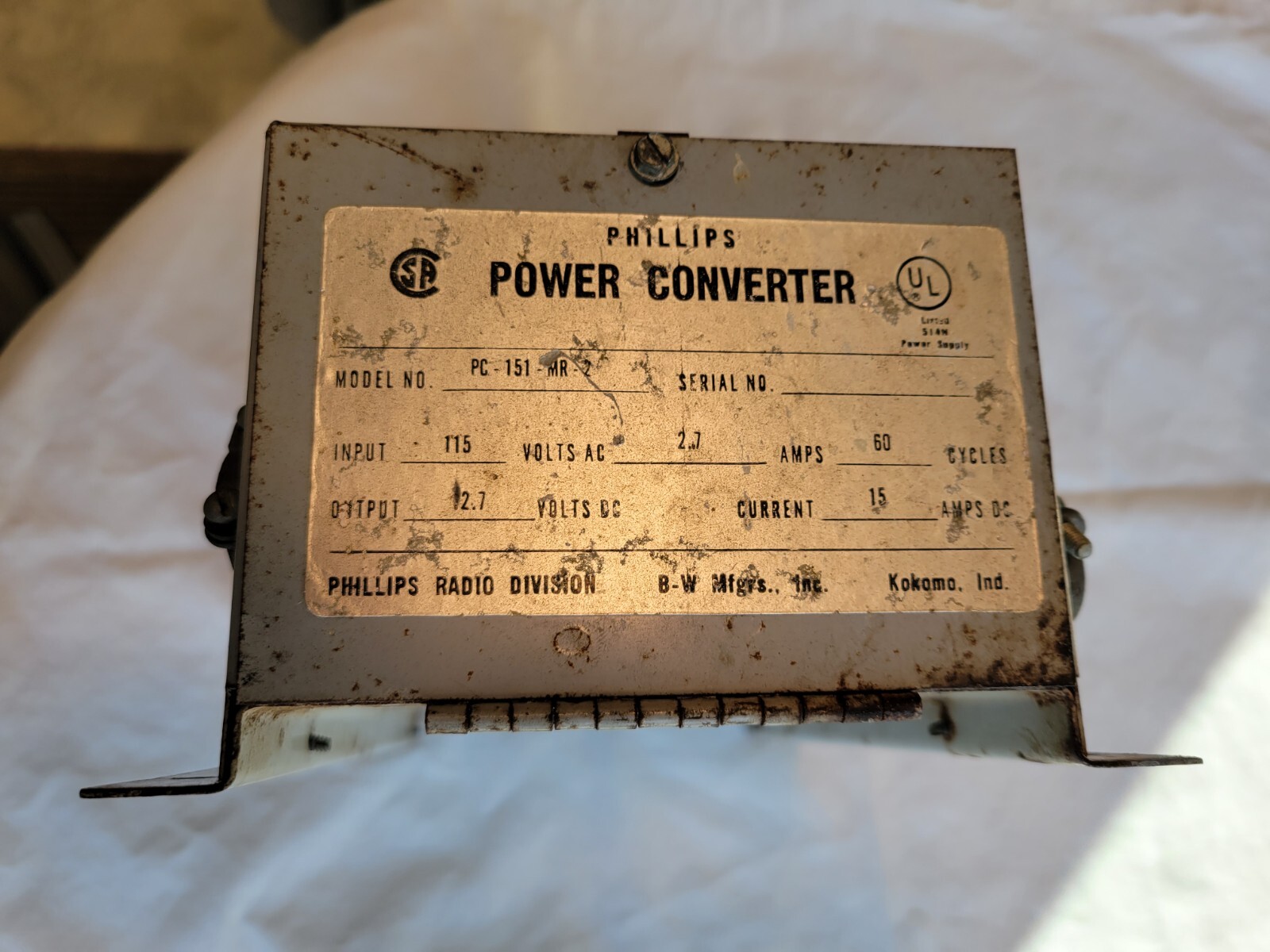 RV Power Converter Phillips 15 Amp 120v To 12v eBay