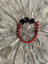 Natural Stone Bead Reiki Healing Beaded Bracelet With 3 Heart Shape Stones