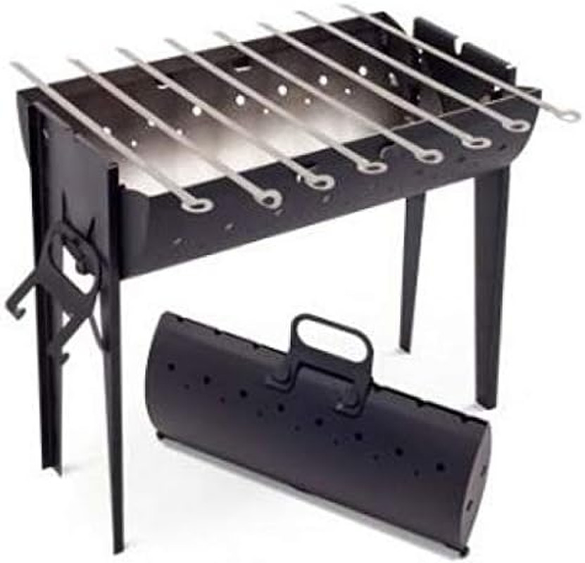 Mangal Grill Shish Kebab Grill Kabob Grill Folding Steel 2Mm Portable