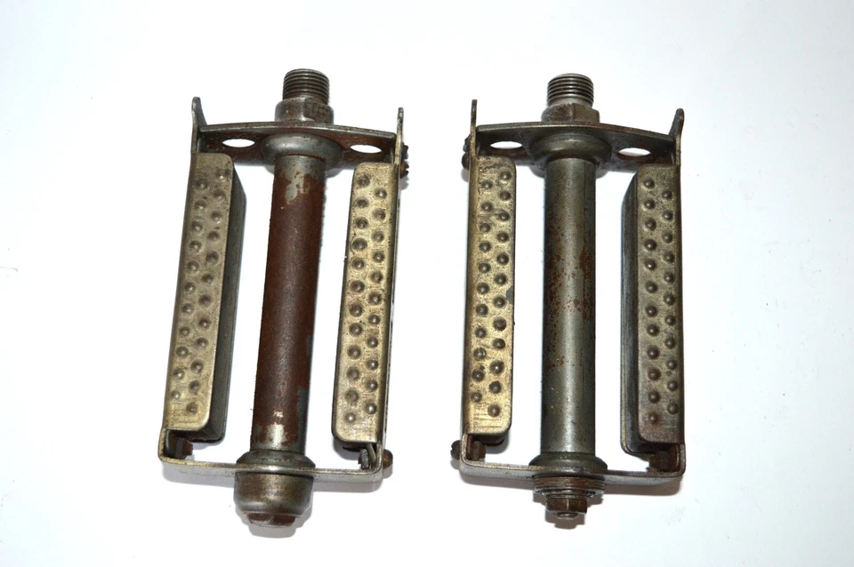 1 Paar Fahrradpedale 1930er Jahre Sportrad Halbrenner Fahrrad Teile - Bild 4 von 4