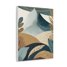 Wall Art Decor - Canvas Print Artwork - Boho Style Print 3698