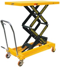 700kg Mobile Double Vertical Scissor Lift Hydraulic Lifting Platform Table