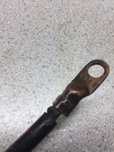 WHEEL HORSE Starter Or Solenoid Wire 15.375" Overall Length And 15.125" Centers - Picture 2 of 3
