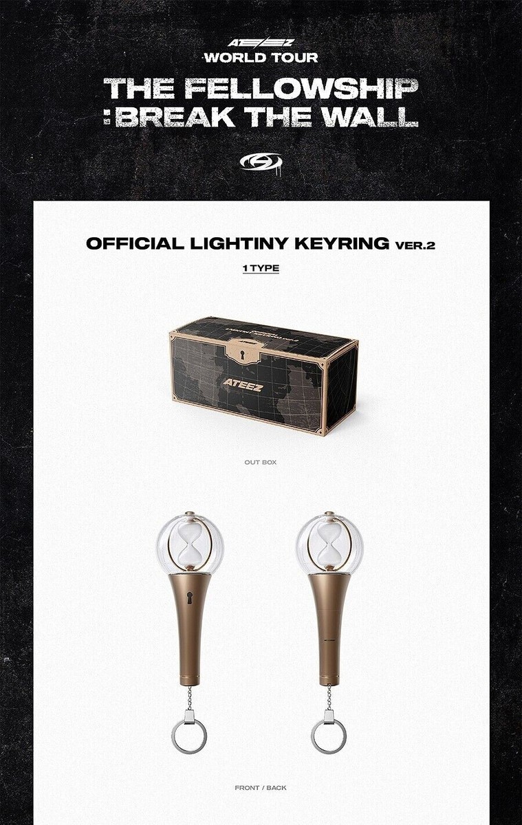 アイドル ATEEZ OFFICIAL LIGHTINY KEYRING ATEEZ OFFICIAL LIGHTINY KEYRING ver.2 - KQ SHOP