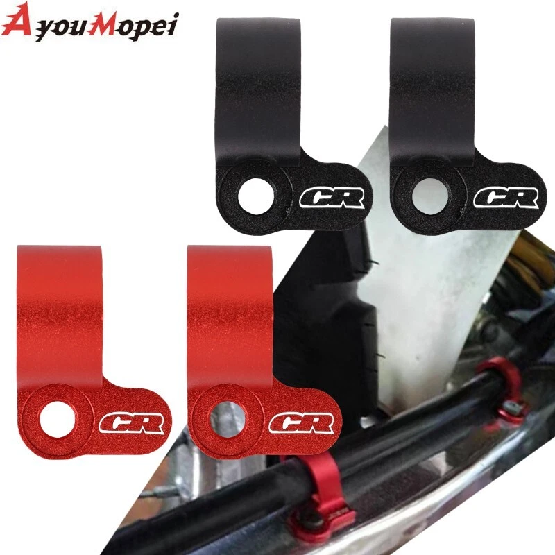Soporte de abrazadera de guía de cable de manguera de línea de freno trasero para HONDA CR 80R/85R CRM 125R/250R Foto 4 de 4