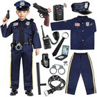 Police Officer Costume For Kids Deluxe Police Costume With Accessories Costumes 