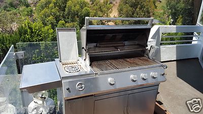 BBQ Patio Classic Stainless Steel Gas Grill W/ Rotisserie 3Burner 