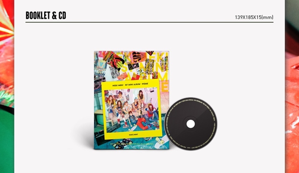 K-POP WekiMeki 1st Mini Album WEME CD+84p Booklet+2p