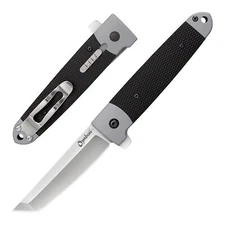New Cold Steel Oyabun Leaf Spring Lock Black Folding Poket Knife CS-26T