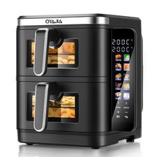 11L Doppel Heissluftfritteuse 2800W Digital Airfryer Knusprig &Fettarm &Ouml;lfrei DE