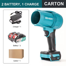 2 Batteries High-Power Storm Machine Portable Blower Dust Collector UK CutyQ