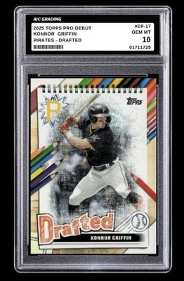 2025 Konnor Griffin Topps Pro Debut Rookie Card #DF-17 Drafted
