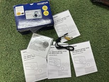 OLYMPUS FE-20 Black 8.0 MP Manuals And Cord Pictured Only 