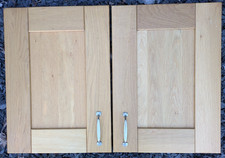 Shaker Style Solid Wood Kitchen Cupboard Door Front,  405 x 555mm, 2 No. (Set E)