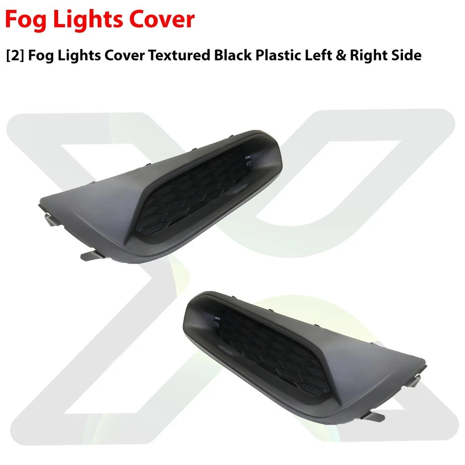 Front Fog Lights Cover Textured Left & Right Side For 2013-2014 Subaru Legacy Foto 2 de 4