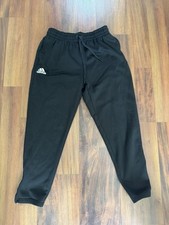 Adidas black tracksuit bottoms Size large