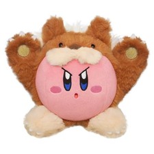 Kirby All Star Collection Animal Kirby Plush 6.5" Sanei Boeki Official Nintendo