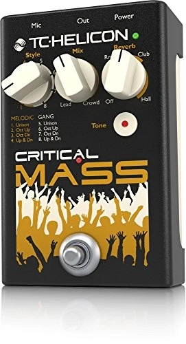 TC Helicon CRITICAL MASS Studio-Quality Vocal Stompbox for Large Group-Sound - Image 4 of 4