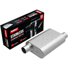Rumble 4.25 X 9.5in. Oval Chambered Performance Exhaust Muffler R32543