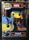Funko Pop Marvel Thor (Black Light) Target Exclusive #650 With Soft Protector