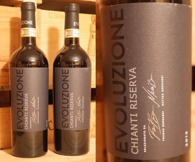 2 Fl. 2015er EVOLUZIONE - Chianti Riserva - Franco Bernabei - TOP ******